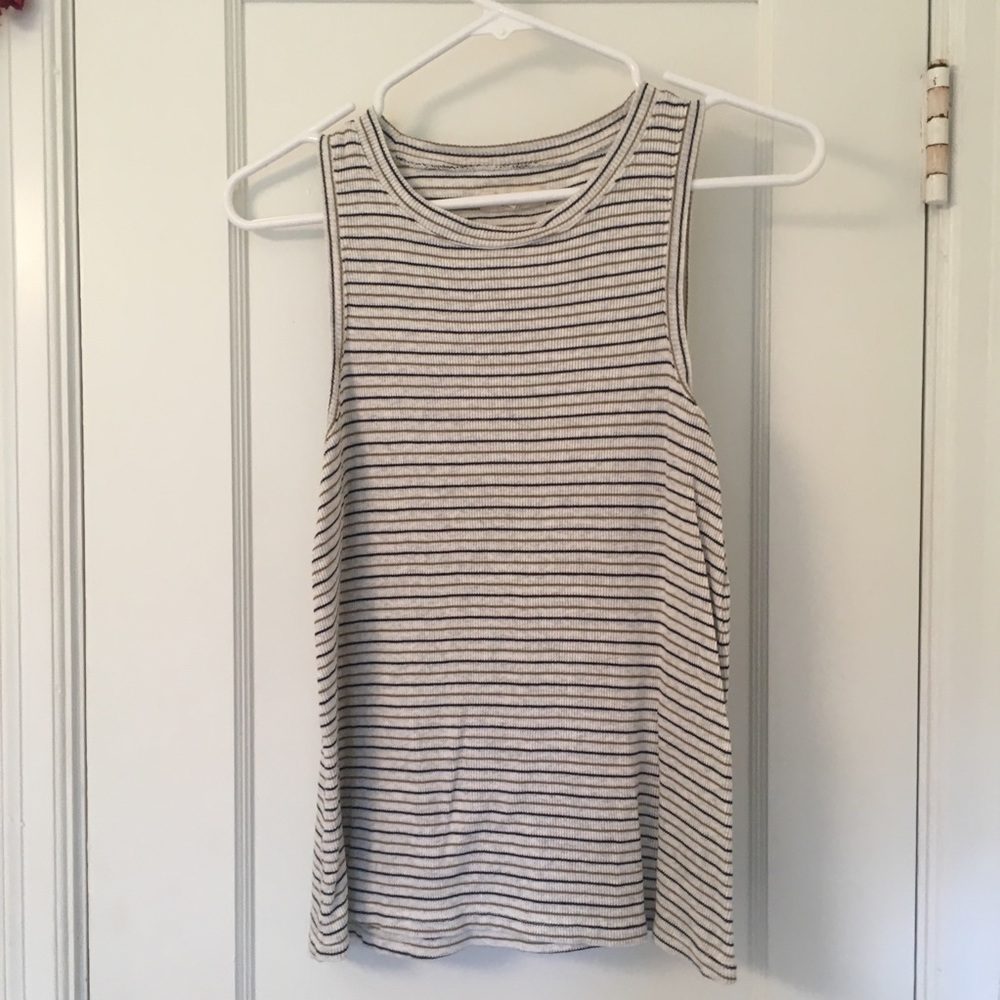 Madewell stripe rib tank